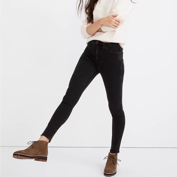 Madewell 10" High-Rise Skinny Jeans in Starkey Wash - Picture 1 of 14